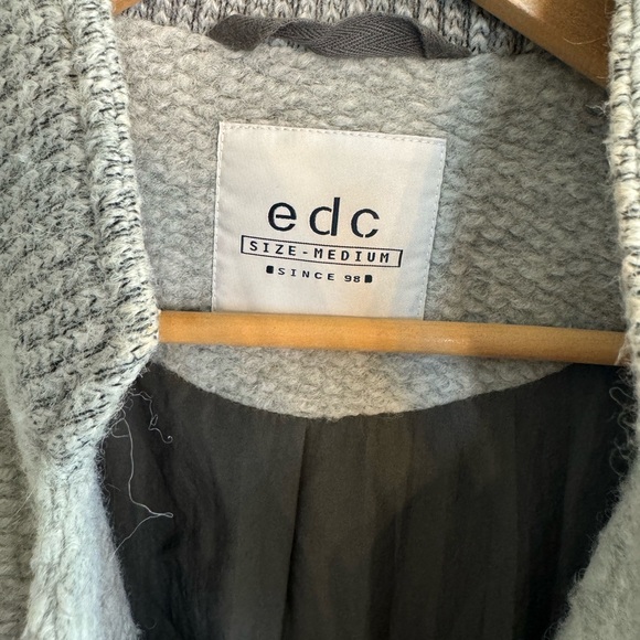 EDC esprit winter medium wool blend gray coat… - Picture 4 of 8